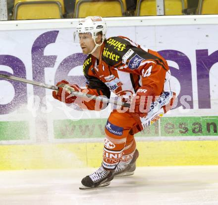 EBEL. Eishockey Bundesliga. KAC gegen Starbulls Rosenheim. Jamie Lundmark,  (KAC). Klagenfurt, am 31.8.2014.
Foto: Kuess 

---
pressefotos, pressefotografie, kuess, qs, qspictures, sport, bild, bilder, bilddatenbank