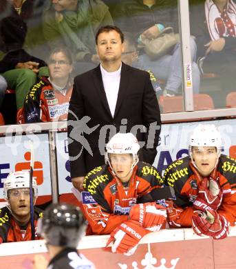 EBEL. Eishockey Bundesliga. KAC gegen Starbulls Rosenheim. Martin Stloukal (KAC). Klagenfurt, am 31.8.2014.
Foto: Kuess 

---
pressefotos, pressefotografie, kuess, qs, qspictures, sport, bild, bilder, bilddatenbank