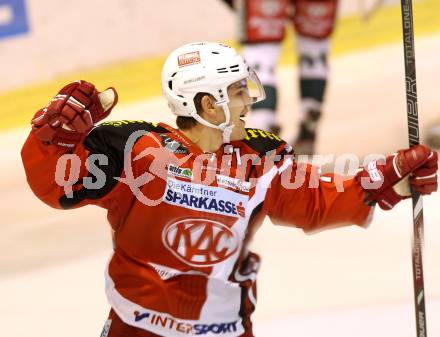 EBEL. Eishockey Bundesliga. KAC gegen Starbulls Rosenheim. Florian Kurath (KAC). Klagenfurt, am 31.8.2014.
Foto: Kuess 

---
pressefotos, pressefotografie, kuess, qs, qspictures, sport, bild, bilder, bilddatenbank