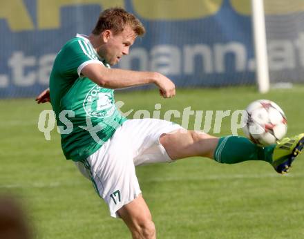 Fussball Unterliga Ost. Ludmannsdorf gegen Mittlern. Thomas Hoeller  (Mittlern). Ludmannsdorf, am 31.8.2014. 
Foto: Kuess
---
pressefotos, pressefotografie, kuess, qs, qspictures, sport, bild, bilder, bilddatenbank