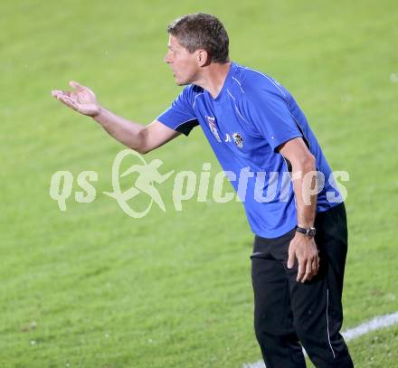 Fussball Bundesliga. RZ Pellets WAC gegen SC Wiener Neustadt. Trainer Dietmar Kuehbauer (WAC). Wolfsberg, am 30.8.2014.
Foto: Kuess

---
pressefotos, pressefotografie, kuess, qs, qspictures, sport, bild, bilder, bilddatenbank