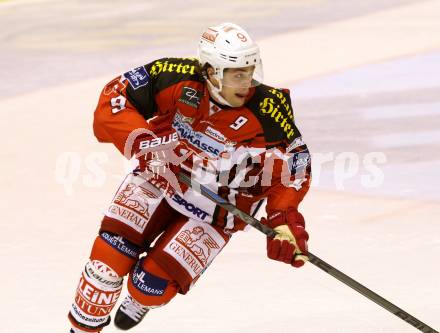 EBEL. Eishockey Bundesliga. KAC gegen Starbulls Rosenheim. Luke Pither  (KAC). Klagenfurt, am 31.8.2014.
Foto: Kuess 

---
pressefotos, pressefotografie, kuess, qs, qspictures, sport, bild, bilder, bilddatenbank