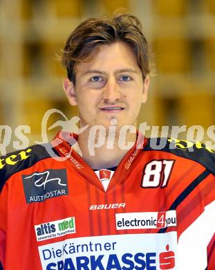 EBEL. Eishockey Bundesliga. KAC. Mannschaftspraesentation. Portrait.  Maximilian Isopp. Klagenfurt, am 2.9.2014.
Foto: Kuess 

---
pressefotos, pressefotografie, kuess, qs, qspictures, sport, bild, bilder, bilddatenbank