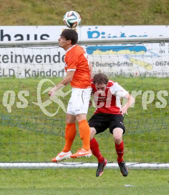 Fussball 1. KLasse C1.  Sirnitz gegen Eberstein. Benjamin Reibnegger, (Sirnitz), Michael Mattersdorfer (Eberstein). Sirnitz, am 30.8.2014.
Foto: Kuess
---
pressefotos, pressefotografie, kuess, qs, qspictures, sport, bild, bilder, bilddatenbank