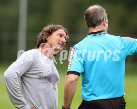 Fussball 1. KLasse C1.  Sirnitz gegen Eberstein. Trainer Aco Obradovic (Eberstein). Sirnitz, am 30.8.2014.
Foto: Kuess
---
pressefotos, pressefotografie, kuess, qs, qspictures, sport, bild, bilder, bilddatenbank