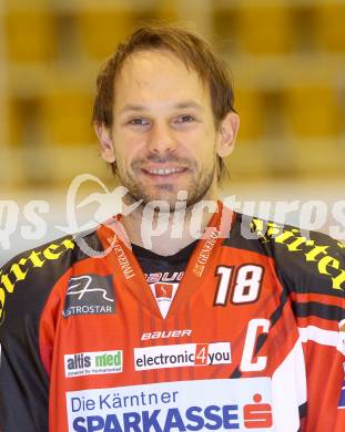 EBEL. Eishockey Bundesliga. KAC. Mannschaftspraesentation. Portrait.  Thomas Koch. Klagenfurt, am 2.9.2014.
Foto: Kuess 

---
pressefotos, pressefotografie, kuess, qs, qspictures, sport, bild, bilder, bilddatenbank