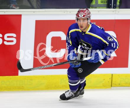 Eishockey. Champions Hockey League VSV gegen Briancon Diables Rouges. Marc Santorelli (VSV). Villach, 4.9.2014.
Foto: Kuess 
---
pressefotos, pressefotografie, kuess, qs, qspictures, sport, bild, bilder, bilddatenbank