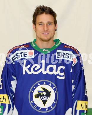 EBEL. Eishockey Bundesliga. Mannschaftsfototermin VSV.  Daniel Nageler. Villach, am 5.9.2014.
Foto: Kuess
---
pressefotos, pressefotografie, kuess, qs, qspictures, sport, bild, bilder, bilddatenbank