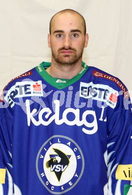 EBEL. Eishockey Bundesliga. Mannschaftsfototermin VSV.  Sean Ringrose. Villach, am 5.9.2014.
Foto: Kuess
---
pressefotos, pressefotografie, kuess, qs, qspictures, sport, bild, bilder, bilddatenbank