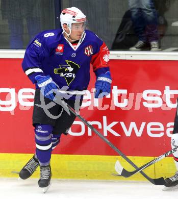 Eishockey. Champions Hockey League VSV gegen Briancon Diables Rouges. Ruslan Gelfanov (VSV). Villach, 4.9.2014.
Foto: Kuess 
---
pressefotos, pressefotografie, kuess, qs, qspictures, sport, bild, bilder, bilddatenbank