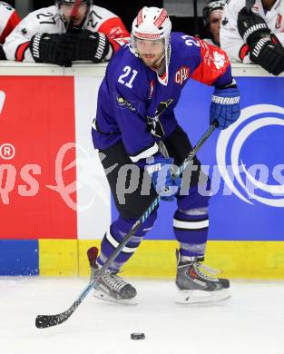 Eishockey. Champions Hockey League VSV gegen Briancon Diables Rouges. Benjamin Petrik (VSV). Villach, 4.9.2014.
Foto: Kuess 
---
pressefotos, pressefotografie, kuess, qs, qspictures, sport, bild, bilder, bilddatenbank