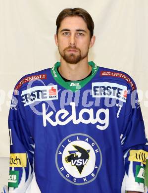 EBEL. Eishockey Bundesliga. Mannschaftsfototermin VSV.  Eric Hunter. Villach, am 5.9.2014.
Foto: Kuess
---
pressefotos, pressefotografie, kuess, qs, qspictures, sport, bild, bilder, bilddatenbank