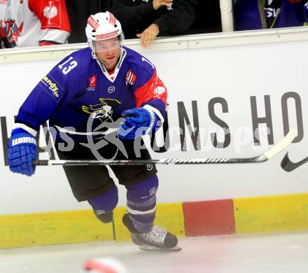 Eishockey. Champions Hockey League VSV gegen Briancon Diables Rouges. John Lammers (VSV). Villach, 4.9.2014.
Foto: Kuess 
---
pressefotos, pressefotografie, kuess, qs, qspictures, sport, bild, bilder, bilddatenbank