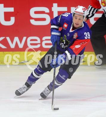 Eishockey. Champions Hockey League VSV gegen Briancon Diables Rouges. Patrick Platzer (VSV). Villach, 4.9.2014.
Foto: Kuess 
---
pressefotos, pressefotografie, kuess, qs, qspictures, sport, bild, bilder, bilddatenbank