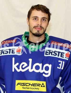 EBEL. Eishockey Bundesliga. Mannschaftsfototermin VSV.  Thomas Hoeneckl. Villach, am 5.9.2014.
Foto: Kuess
---
pressefotos, pressefotografie, kuess, qs, qspictures, sport, bild, bilder, bilddatenbank