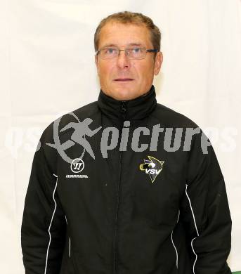 EBEL. Eishockey Bundesliga. Mannschaftsfototermin VSV.  Trainer Hannu Jaervenpaeae. Villach, am 5.9.2014.
Foto: Kuess
---
pressefotos, pressefotografie, kuess, qs, qspictures, sport, bild, bilder, bilddatenbank