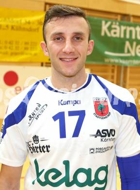 Handball Bundesliga. SC Ferlach gegen HSG Holding Graz. Izudin Mujanovic (Ferlach). Ferlach, 6.9.2014.
Foto: Kuess
---
pressefotos, pressefotografie, kuess, qs, qspictures, sport, bild, bilder, bilddatenbank