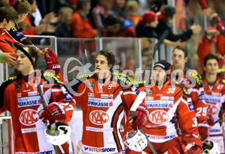 EBEL. Eishockey Bundesliga. KAC gegen HDD TELEMACH Olimpija Ljubljana.  Lukas Pither (KAC). Klagenfurt, am 12.9.2014.
Foto: Kuess 

---
pressefotos, pressefotografie, kuess, qs, qspictures, sport, bild, bilder, bilddatenbank