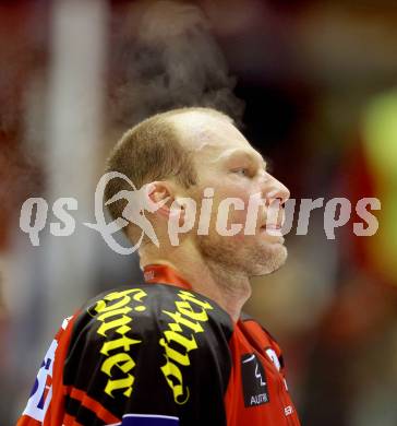 EBEL. Eishockey Bundesliga. KAC gegen HDD TELEMACH Olimpija Ljubljana.  Mike Siklenka (KAC). Klagenfurt, am 12.9.2014.
Foto: Kuess 

---
pressefotos, pressefotografie, kuess, qs, qspictures, sport, bild, bilder, bilddatenbank