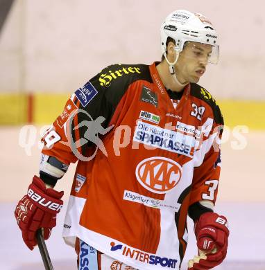 EBEL. Eishockey Bundesliga. KAC gegen HDD TELEMACH Olimpija Ljubljana.  Jean Francois Jacques (KAC). Klagenfurt, am 12.9.2014.
Foto: Kuess 

---
pressefotos, pressefotografie, kuess, qs, qspictures, sport, bild, bilder, bilddatenbank