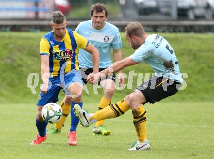 Fussball. 2. Klasse A. Lurnfeld gegen Gitschtal. Benjamin Friedrich Josef Maier, (Lurnfeld), Manuel Hartlieb (Gitschtal). Moellbruecke, 13.9.2014.
Foto: Kuess
---
pressefotos, pressefotografie, kuess, qs, qspictures, sport, bild, bilder, bilddatenbank