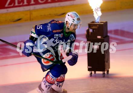 EBEL. Eishockey Bundesliga. EC VSV gegen Moser Medical Graz 99ers.  Francois Fortier (VSV). Villach, am 19.9.2014.
Foto: Kuess 


---
pressefotos, pressefotografie, kuess, qs, qspictures, sport, bild, bilder, bilddatenbank