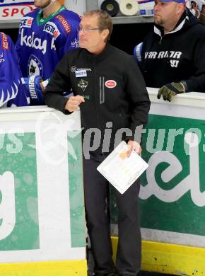 EBEL. Eishockey Bundesliga. EC VSV gegen Moser Medical Graz 99ers.  Trainer Hannu Jaervenpaeae (VSV). Villach, am 19.9.2014.
Foto: Kuess 


---
pressefotos, pressefotografie, kuess, qs, qspictures, sport, bild, bilder, bilddatenbank