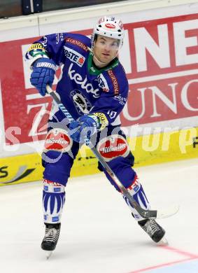 EBEL. Eishockey Bundesliga. EC VSV gegen Moser Medical Graz 99ers.  Brock McBride (VSV). Villach, am 19.9.2014.
Foto: Kuess 


---
pressefotos, pressefotografie, kuess, qs, qspictures, sport, bild, bilder, bilddatenbank