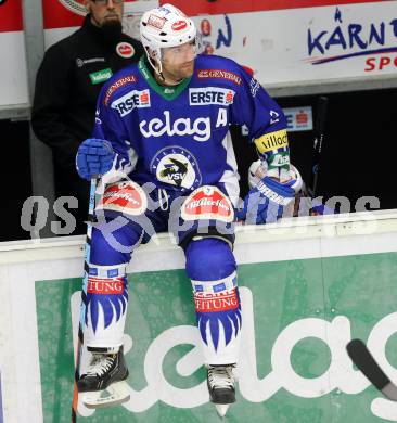 EBEL. Eishockey Bundesliga. EC VSV gegen Moser Medical Graz 99ers.  Francois Fortier (VSV). Villach, am 19.9.2014.
Foto: Kuess 


---
pressefotos, pressefotografie, kuess, qs, qspictures, sport, bild, bilder, bilddatenbank