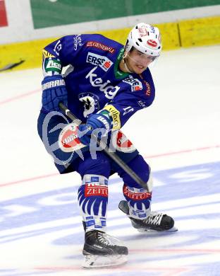 EBEL. Eishockey Bundesliga. EC VSV gegen Moser Medical Graz 99ers.  Stefan Bacher (VSV). Villach, am 19.9.2014.
Foto: Kuess 


---
pressefotos, pressefotografie, kuess, qs, qspictures, sport, bild, bilder, bilddatenbank