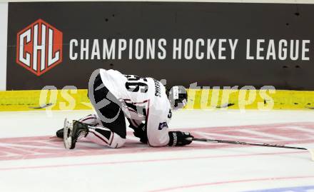 Eishockey. Champions Hockey League VSV gegen Geneve-Servette. Frederic Iglesias #56 (Geneve-Servette). Villach, 23.9.2014.
Foto: Kuess 
---
pressefotos, pressefotografie, kuess, qs, qspictures, sport, bild, bilder, bilddatenbank