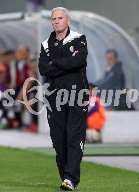 Fussball Regionalliga. SK Austria Klagenfurt gegen Voecklamarkt. Trainer Franz Gilhofer (Voecklamarkt). Klagenfurt, 26.9.2014.
Foto: Kuess
---
pressefotos, pressefotografie, kuess, qs, qspictures, sport, bild, bilder, bilddatenbank