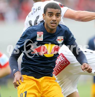 Fussball Bundesliga. RZ Pellets WAC gegen FC Red Bull Salzburg. Alan Doeglas Borges De Carvalho (Salzburg). Klagenfurt, am 14.9.2014.
Foto: Kuess

---
pressefotos, pressefotografie, kuess, qs, qspictures, sport, bild, bilder, bilddatenbank