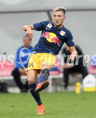 Fussball Bundesliga. RZ Pellets WAC gegen FC Red Bull Salzburg. Kevin Kampl(Salzburg). Klagenfurt, am 14.9.2014.
Foto: Kuess

---
pressefotos, pressefotografie, kuess, qs, qspictures, sport, bild, bilder, bilddatenbank