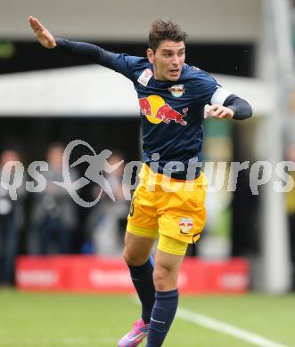 Fussball Bundesliga. RZ Pellets WAC gegen FC Red Bull Salzburg. Jonatan Soriano Casas (Salzburg). Klagenfurt, am 14.9.2014.
Foto: Kuess

---
pressefotos, pressefotografie, kuess, qs, qspictures, sport, bild, bilder, bilddatenbank