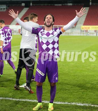 Fussball Regionalliga. SK Austria Klagenfurt gegen Voecklamarkt. Jubel Sandro Zakany (Austria Klagenfurt). Klagenfurt, 26.9.2014.
Foto: Kuess
---
pressefotos, pressefotografie, kuess, qs, qspictures, sport, bild, bilder, bilddatenbank