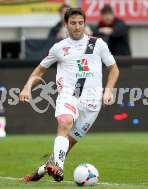 Fussball Bundesliga. RZ Pellets WAC gegen FC Red Bull Salzburg. Joachim Standfest (WAC). Klagenfurt, am 14.9.2014.
Foto: Kuess

---
pressefotos, pressefotografie, kuess, qs, qspictures, sport, bild, bilder, bilddatenbank