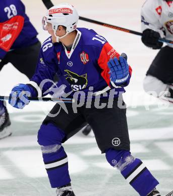 Eishockey. Champions Hockey League VSV gegen Geneve-Servette. Daniel Nageler (VSV). Villach, 23.9.2014.
Foto: Kuess 
---
pressefotos, pressefotografie, kuess, qs, qspictures, sport, bild, bilder, bilddatenbank