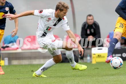 Fussball Bundesliga. RZ Pellets WAC gegen FC Red Bull Salzburg. Boris Huettenbrenner (WAC). Klagenfurt, am 14.9.2014.
Foto: Kuess

---
pressefotos, pressefotografie, kuess, qs, qspictures, sport, bild, bilder, bilddatenbank