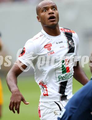 Fussball Bundesliga. RZ Pellets WAC gegen FC Red Bull Salzburg. Silvio Carlos De Oliveira (WAC). Klagenfurt, am 14.9.2014.
Foto: Kuess

---
pressefotos, pressefotografie, kuess, qs, qspictures, sport, bild, bilder, bilddatenbank