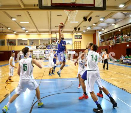 Basketball 2. Bundesliga. KOS Posojilnica Bank Celovec gegen Raiffeisen Radenthein Garnets.  Patrick Biedermann (Radenthein). Klagenfurt, am 27.9.2014.
Foto: Kuess
---
pressefotos, pressefotografie, kuess, qs, qspictures, sport, bild, bilder, bilddatenbank