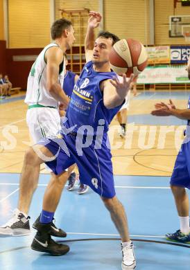 Basketball 2. Bundesliga. KOS Posojilnica Bank Celovec gegen Raiffeisen Radenthein Garnets. Peter Gleissner (Radenthein). Klagenfurt, am 27.9.2014.
Foto: Kuess
---
pressefotos, pressefotografie, kuess, qs, qspictures, sport, bild, bilder, bilddatenbank