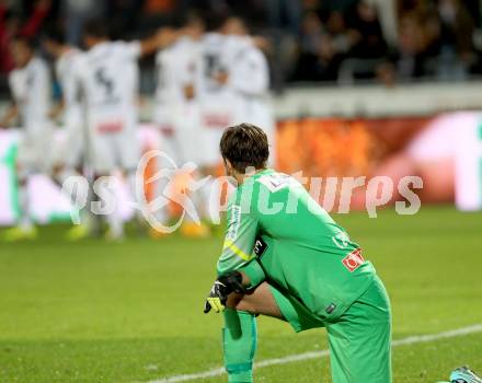 Fussball Bundesliga. RZ Pellets WAC gegen FC Admira Wacker Moedling. Andreas Leitner (Admira). Klagenfurt, am 27.9.2014.
Foto: Kuess

---
pressefotos, pressefotografie, kuess, qs, qspictures, sport, bild, bilder, bilddatenbank