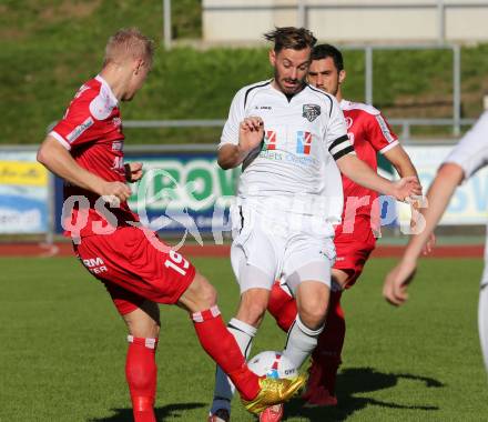 Fussball Regionalliga. RZ Pelets WAC Amateure gegen Vorwaerts Steyr.  Christoph Cemernjak, (WAC), David Peham  (Steyr). Wolfsberg, am 28.9.2014.
Foto: Kuess
---
pressefotos, pressefotografie, kuess, qs, qspictures, sport, bild, bilder, bilddatenbank