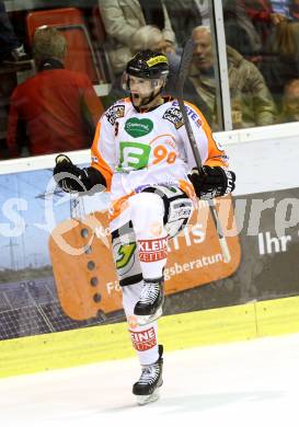 EBEL. Eishockey Bundesliga. KAC gegen Moser Medical Graz 99ers. Torjubel Marek Zagrapan  (Graz). Klagenfurt, am 28.9.2014.
Foto: Kuess 

---
pressefotos, pressefotografie, kuess, qs, qspictures, sport, bild, bilder, bilddatenbank