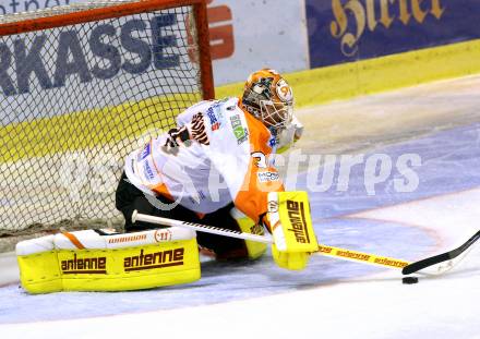 EBEL. Eishockey Bundesliga. KAC gegen Moser Medical Graz 99ers.  Danny Sabourin (Graz). Klagenfurt, am 28.9.2014.
Foto: Kuess 

---
pressefotos, pressefotografie, kuess, qs, qspictures, sport, bild, bilder, bilddatenbank