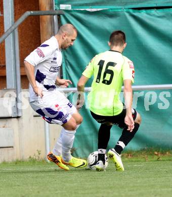 Fussball. Regionalliga. SAK gegen Sturm Graz Amateure. Christian Dlopst (SAK), Philipp Seidl (Graz). Klagenfurt, 4.10.2014.
Foto: Kuess
---
pressefotos, pressefotografie, kuess, qs, qspictures, sport, bild, bilder, bilddatenbank