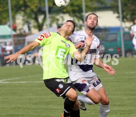 Fussball. Regionalliga. SAK gegen Sturm Graz Amateure. Marjan Kropiunik (SAK), Marco Sebastian Gantschnig (Graz). Klagenfurt, 4.10.2014.
Foto: Kuess
---
pressefotos, pressefotografie, kuess, qs, qspictures, sport, bild, bilder, bilddatenbank