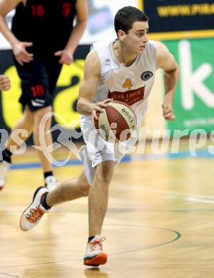 Basketball 2. Bundesliga. Woerthersee Piraten gegen Mistelbach Mustangs. Martin Breithuber (Piraten). Klagenfurt, am 4.10.2014.
Foto: Kuess
---
pressefotos, pressefotografie, kuess, qs, qspictures, sport, bild, bilder, bilddatenbank