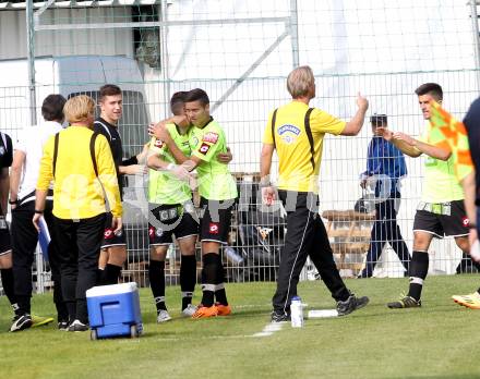 Fussball. Regionalliga. SAK gegen Sturm Graz Amateure. Torjubel (Graz). Klagenfurt, 4.10.2014.
Foto: Kuess
---
pressefotos, pressefotografie, kuess, qs, qspictures, sport, bild, bilder, bilddatenbank